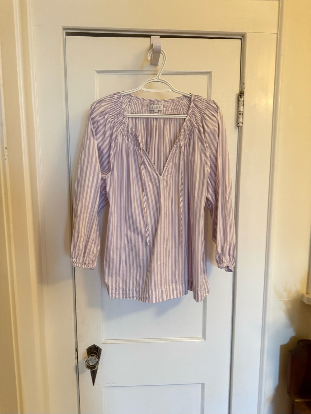 Like New! Lake Striped Lavender Short Set